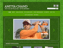 Tablet Screenshot of anityachand.com